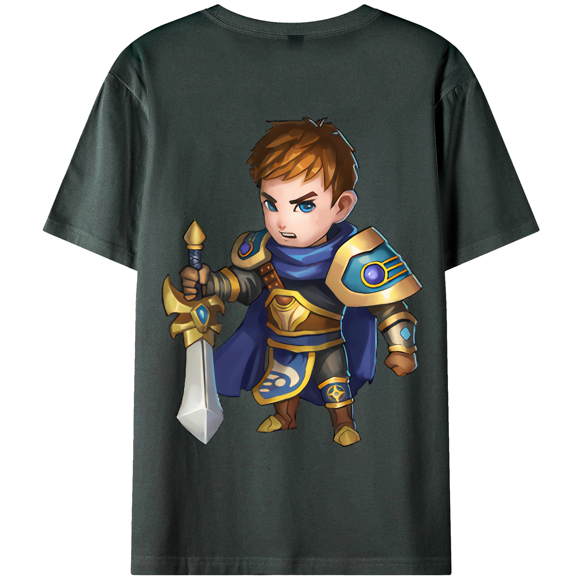 （画像用） リーグ・オブ・レジェンド League of Legends LOL 綿100％ メンズ半袖Tシャツ（バックプリント） 通気性